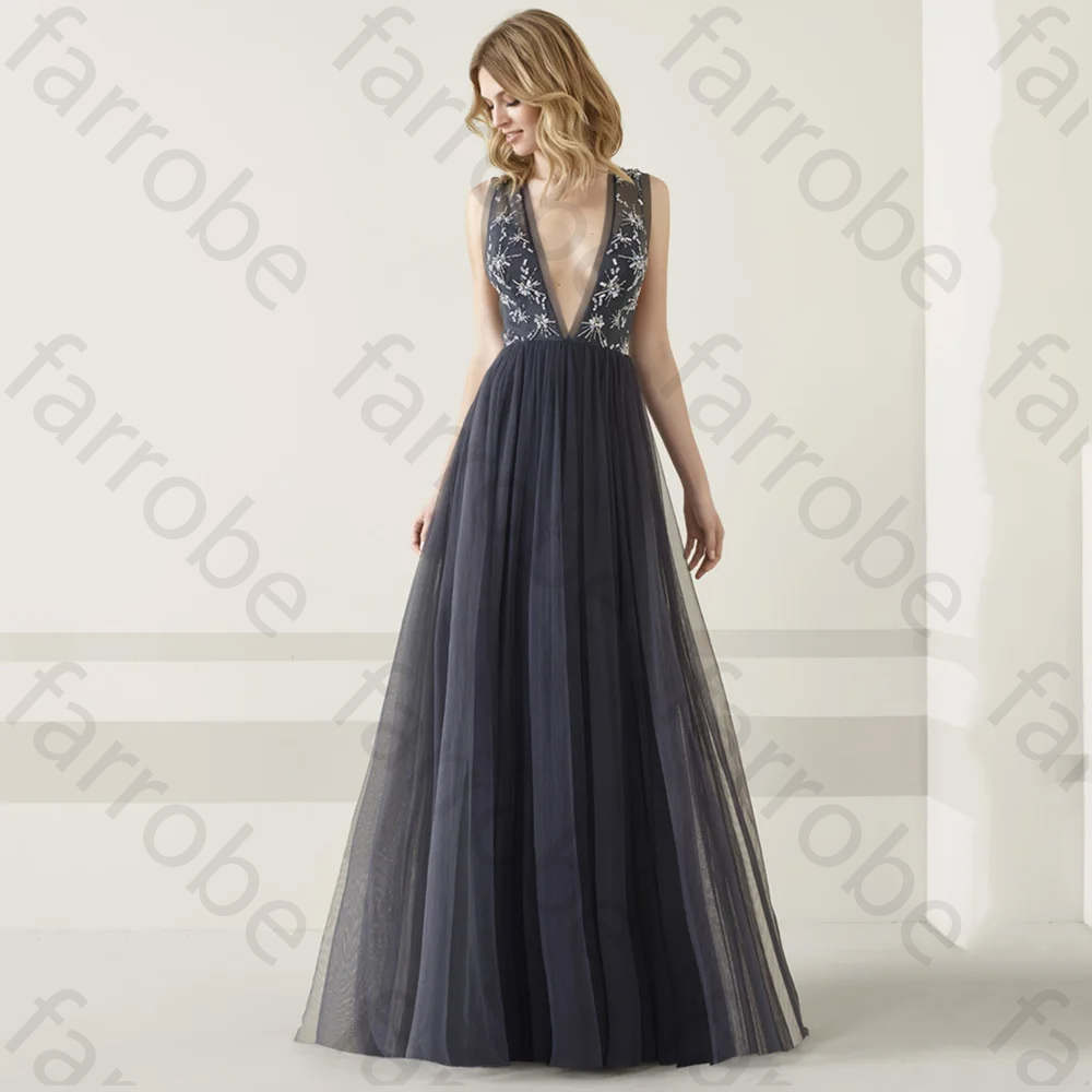 Beading - Customized Sexy A Line Evening Dresses