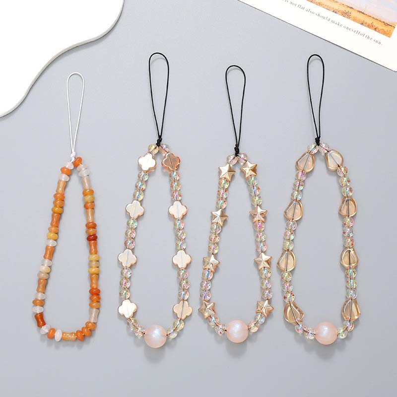 Beading - Fashion Crystal Star Beaded Phone Chain