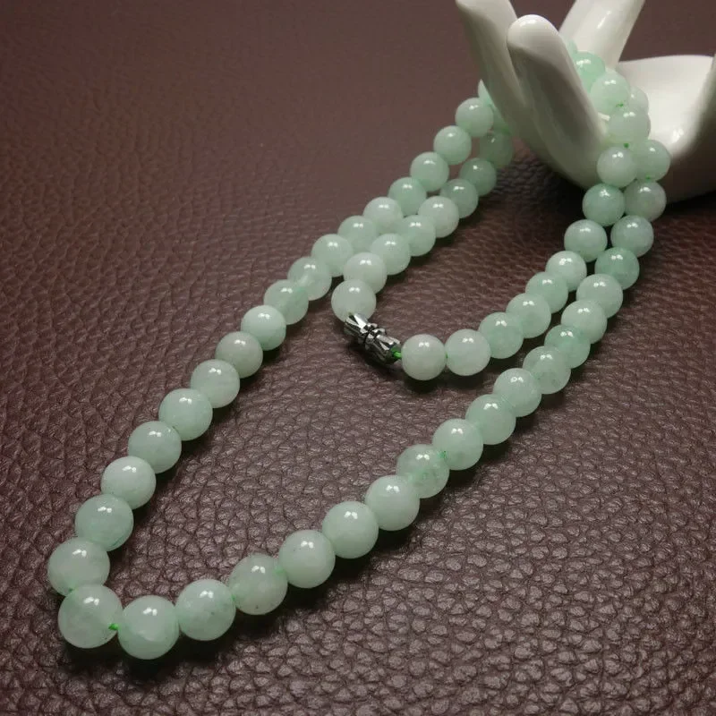 Beading - 8-10Mm Xanh Lá Một Ngọc Lục