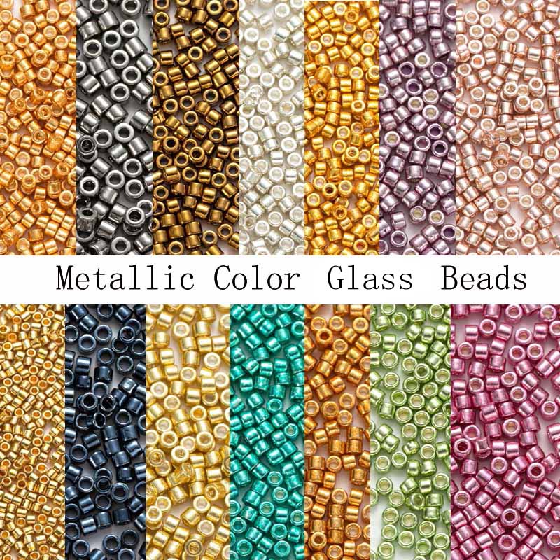 Glass Seed Beads 2Mm Jewelry Making - Miyuki Delica Hạt Bộ 1200 Kim