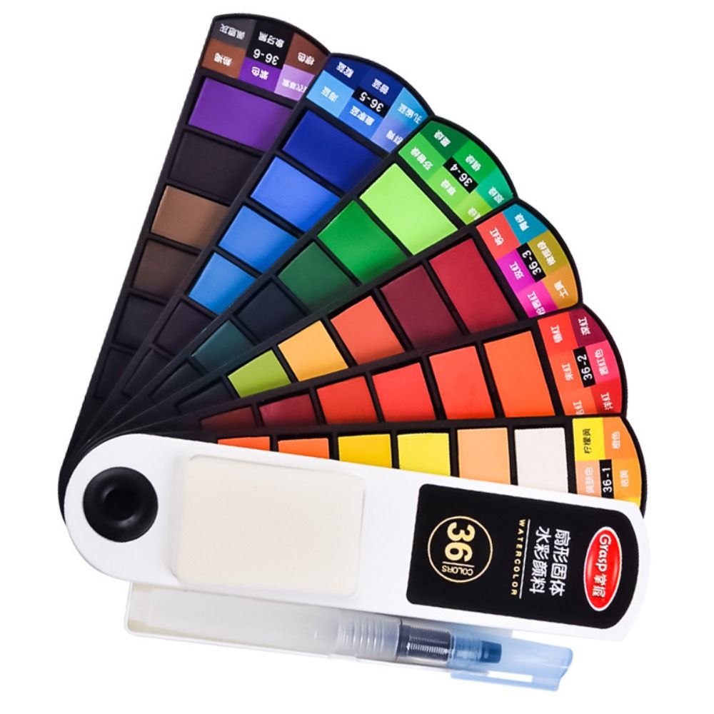 Portable Folding Watercolor Pa - đánh giá và giá Watercolor Paint Set Solid Pigment