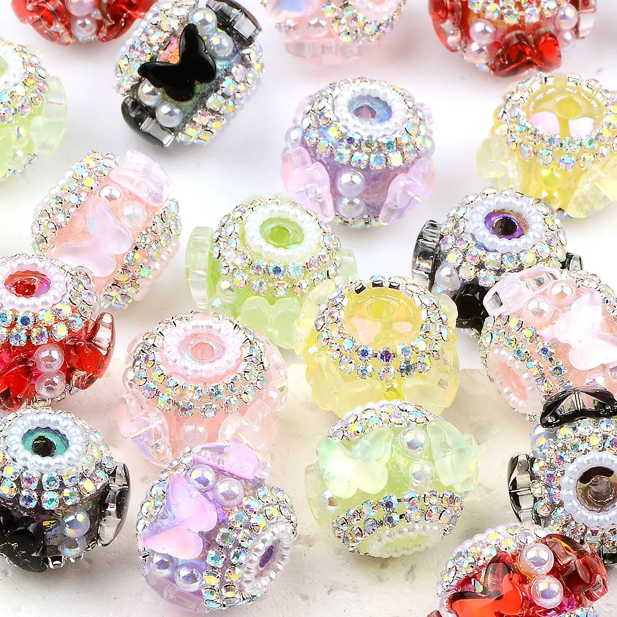 3pcs 2.2cm Random Color Mix Bu - đánh giá và giá Beading