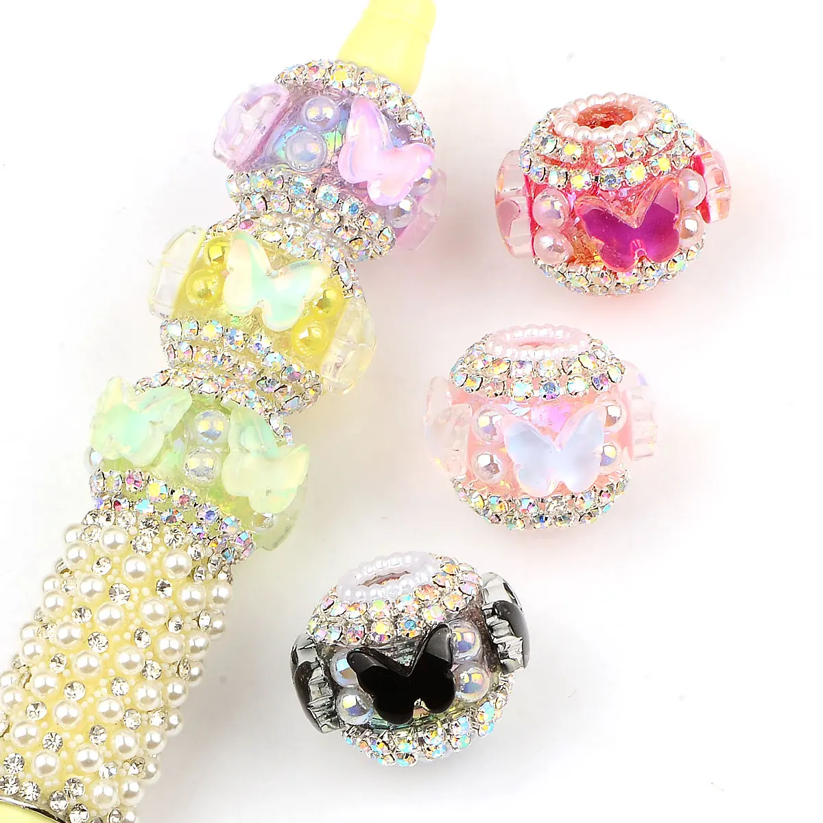 3pcs 2.2cm Random Color Mix Bu - đánh giá và giá Beading