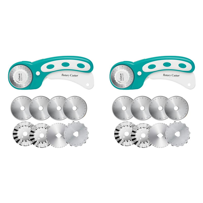 【TODAY-ONLY!】2Pcs 45Mm Rotary  - đánh giá và giá Rotary Cutter For Fabric 45Mm