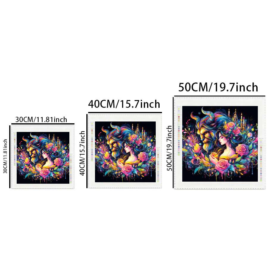 1 piece - Potdemiel-5D-DIY - F - đánh giá và giá 5D Diamond Painting Kit Full Drill