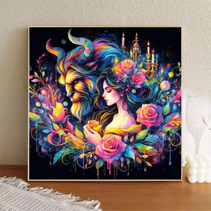 1 piece - Potdemiel-5D-DIY - F - đánh giá và giá 5D Diamond Painting Kit Full Drill