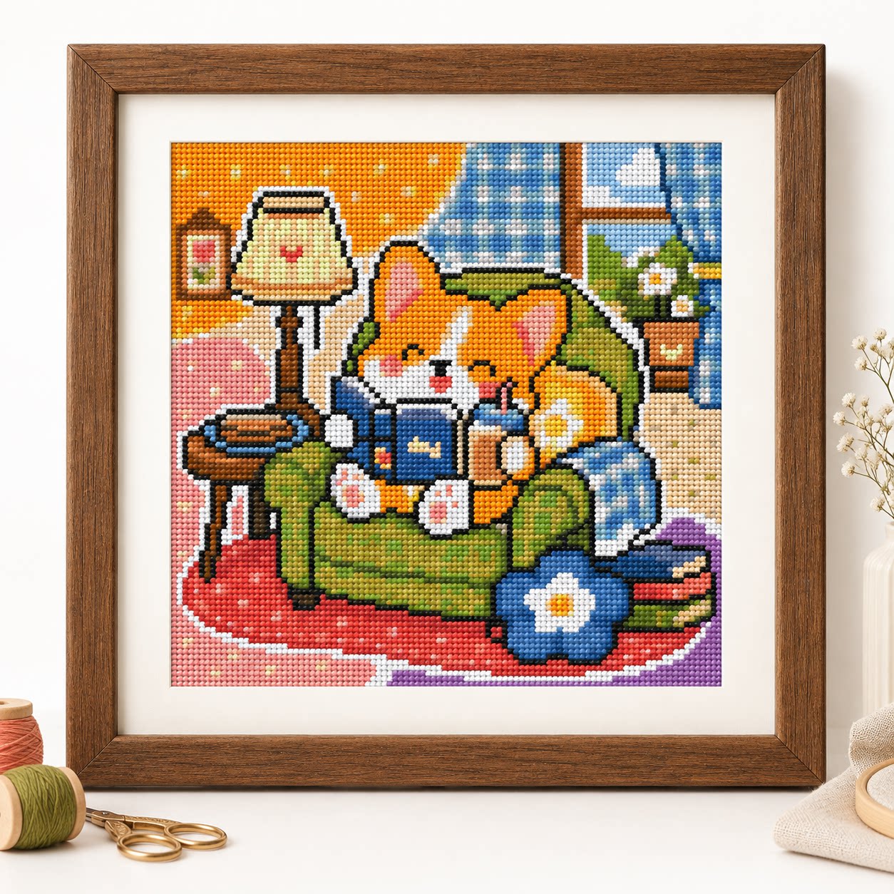 [Full stitch] [CC6338-Little C - đánh giá và giá Cross Stitch Stamped Kits Beginners