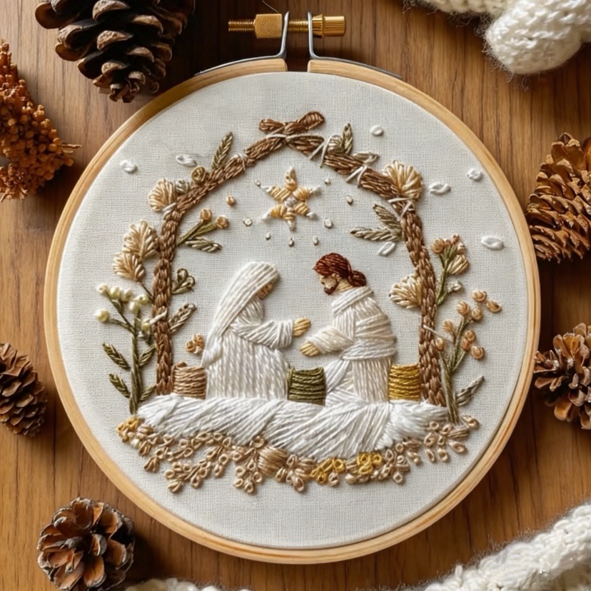 Jesus Birth Christmas Embroide - đánh giá và giá Cotton Embroidery Thread Skeins