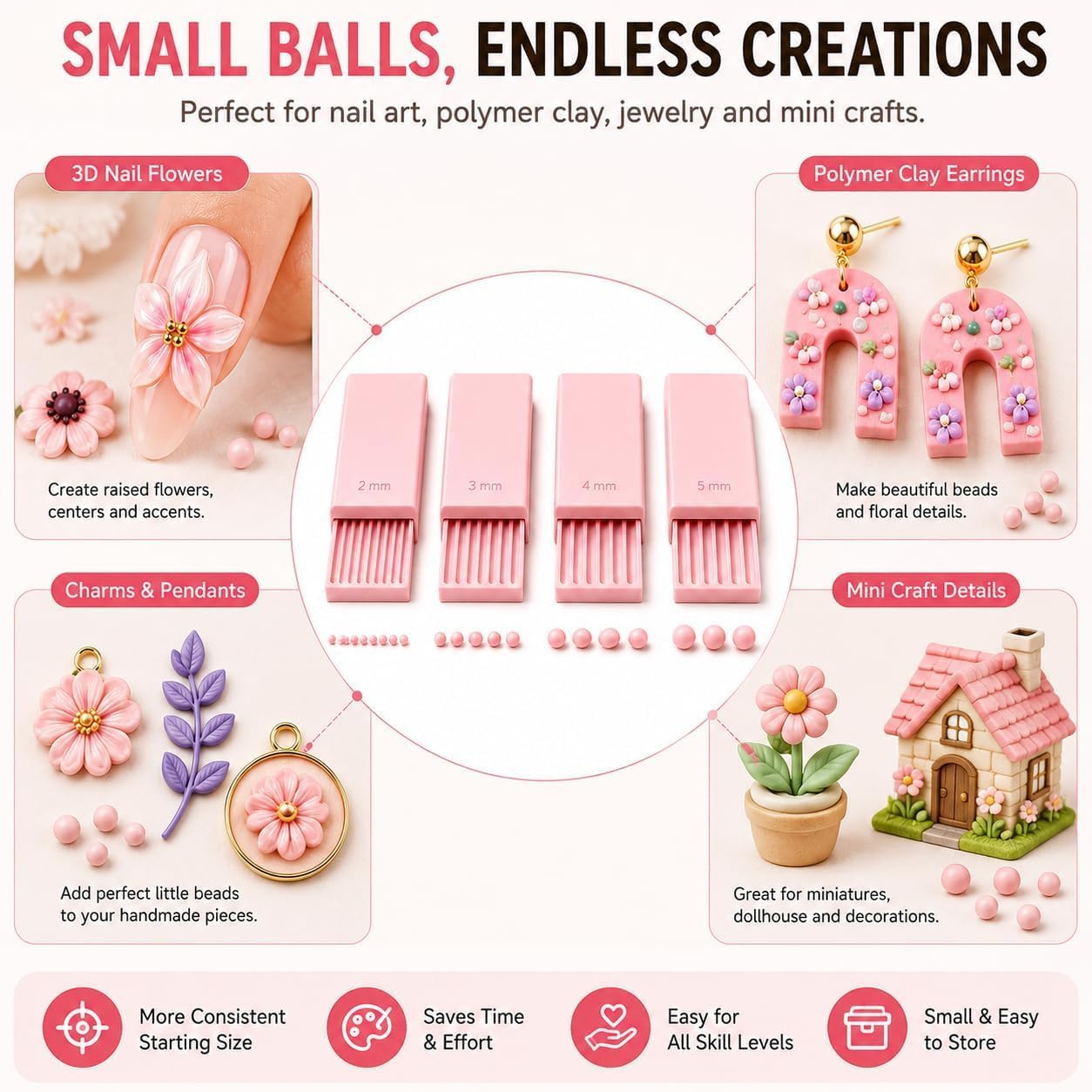4PCS 3D Print Clay Gel Ball Ma - đánh giá và giá Craft Tools