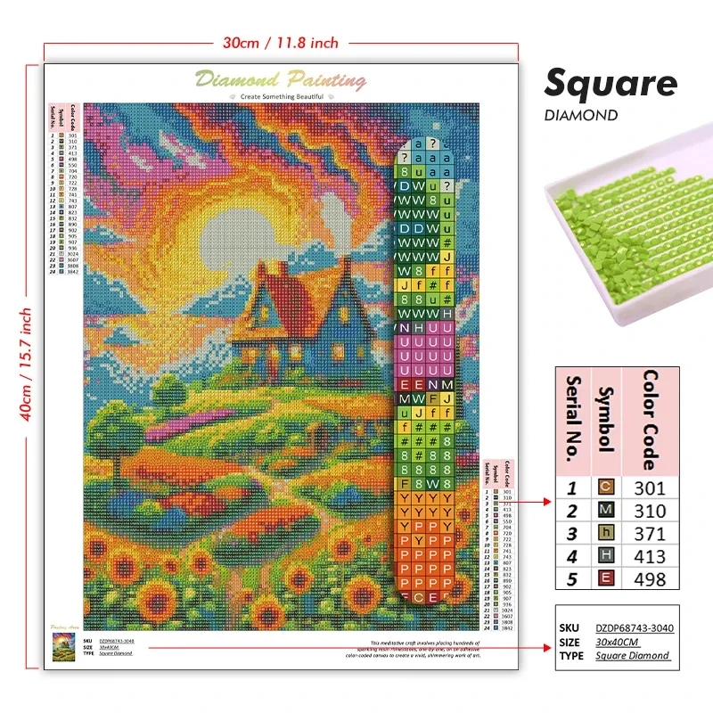 5D DIY Diamond Painting Kit Fr - đánh giá và giá 5D Diamond Painting Kit Full Drill