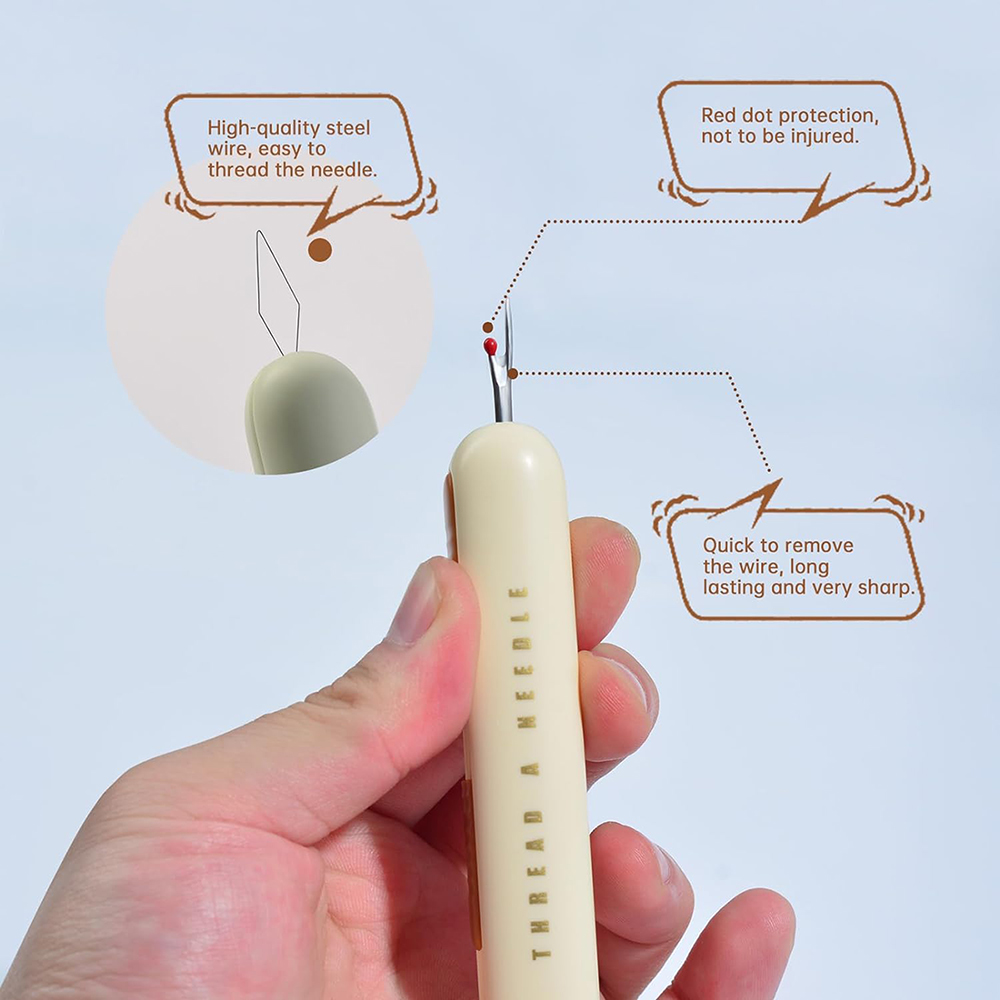 2 in 1 Needle Threader Seam Ri - đánh giá và giá Cotton Embroidery Thread Skeins