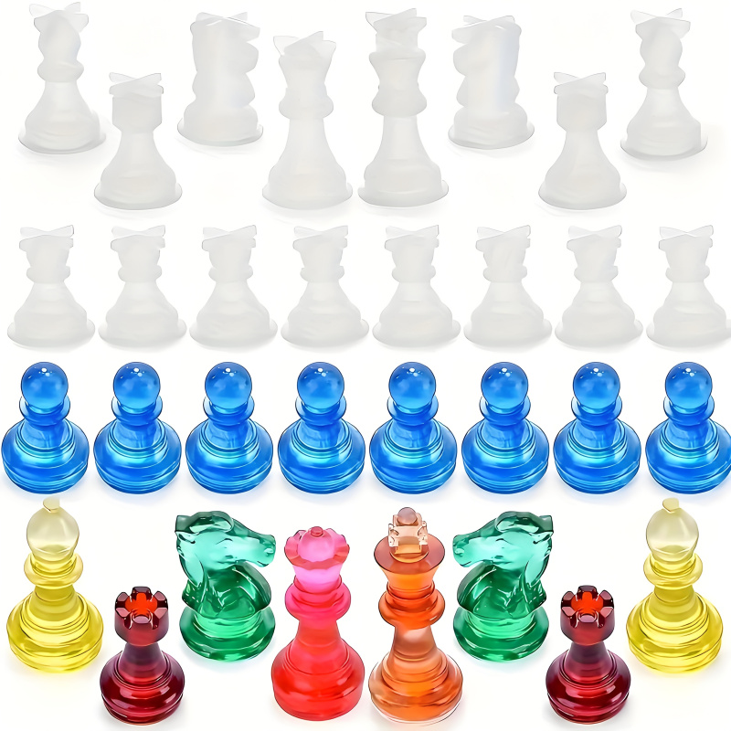 11Chessboard16Resin Silicone M - đánh giá và giá Silicone Epoxy Resin Molds Set