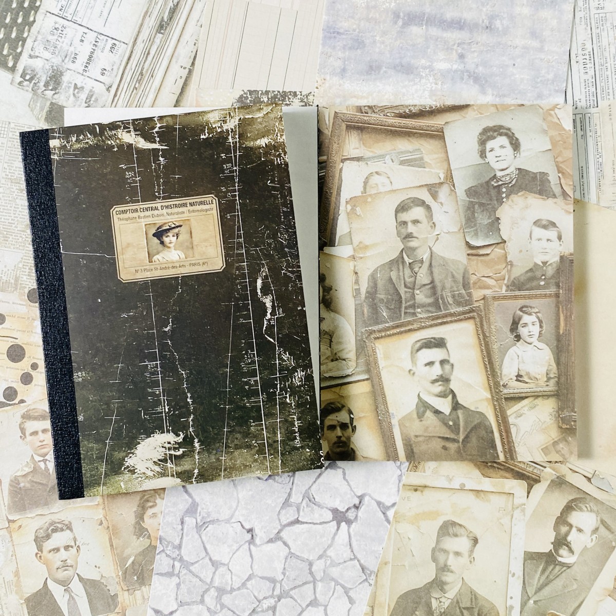 100sheets Vintage Scrapbook Pa - đánh giá và giá Vintage Junk Journal Scrapbooking Paper