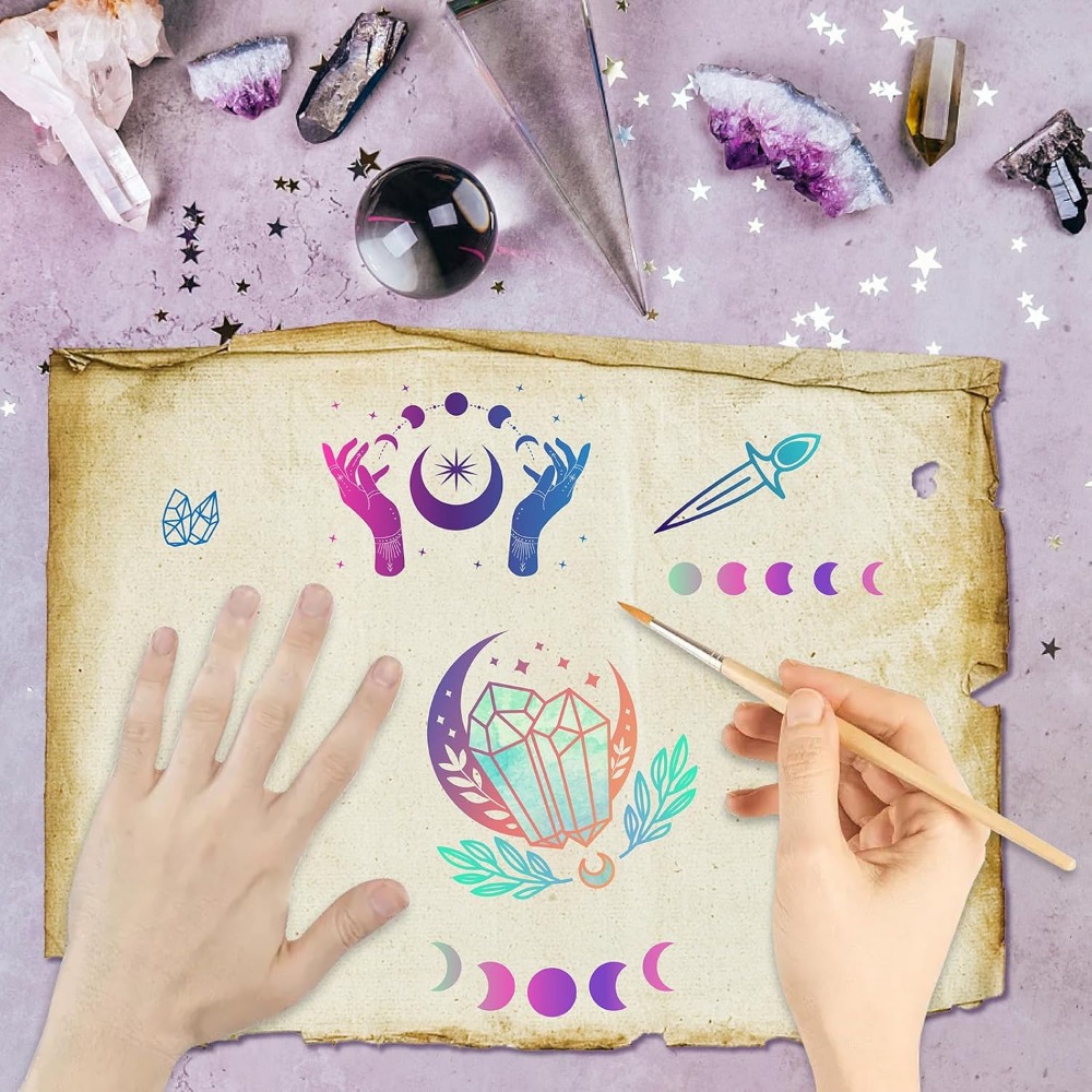 Moon Phase Crystal Rubber Stam - đánh giá và giá Clear Silicone Stamps For Card Making